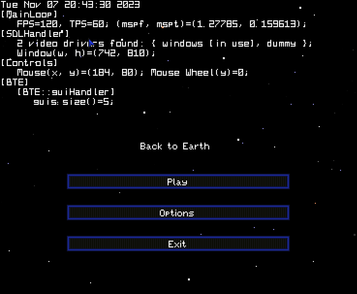 Debugging title screen