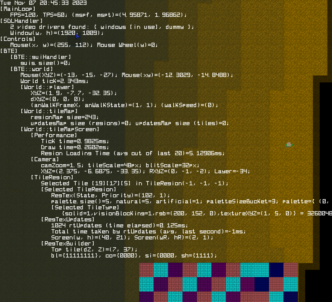 Debugging world